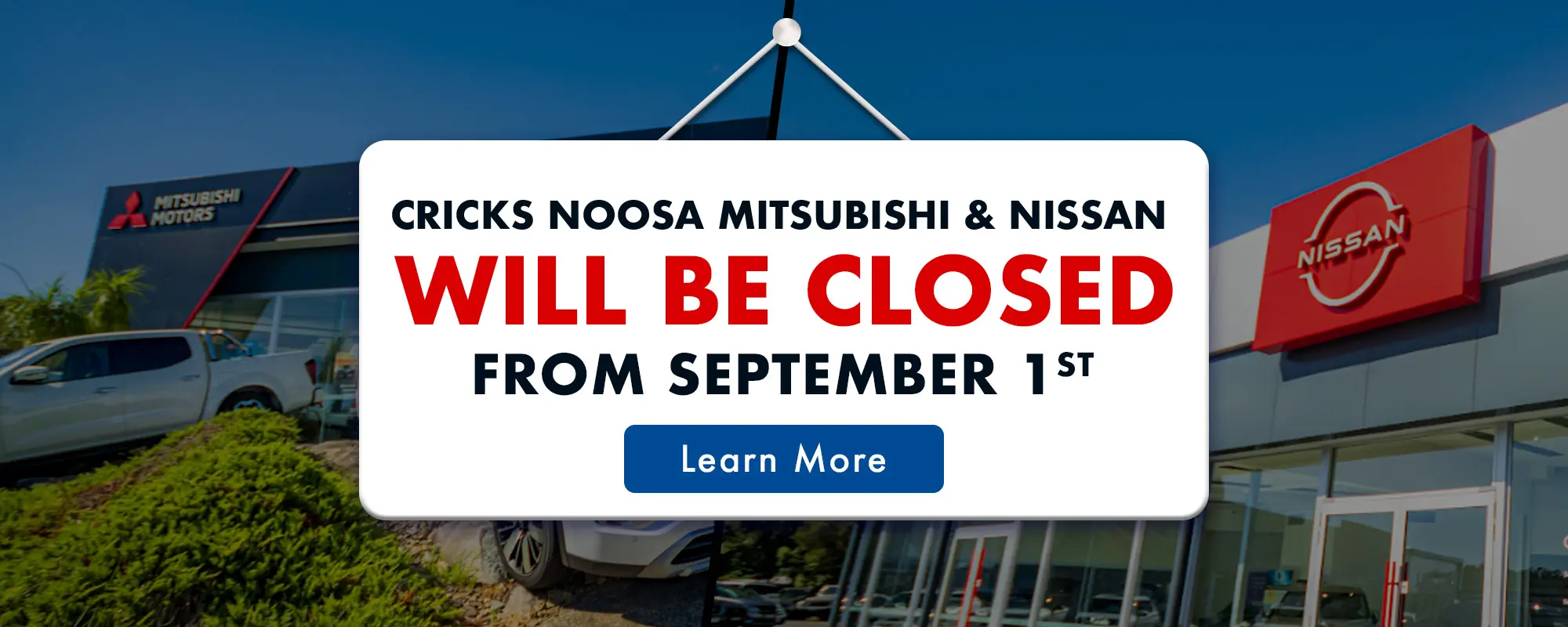 CricksNoosa Mits Nissan Closing Hp